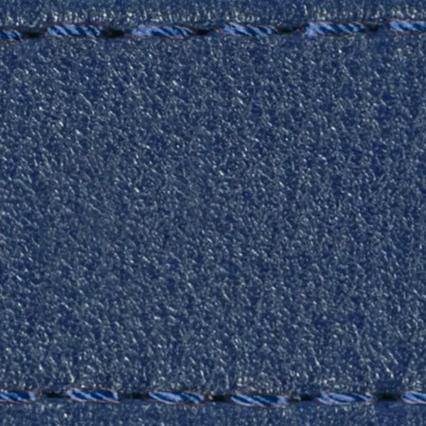Gurt C1 19mm | Navy blau / Navy blau Thread | Lederteile ohne Schnalle
