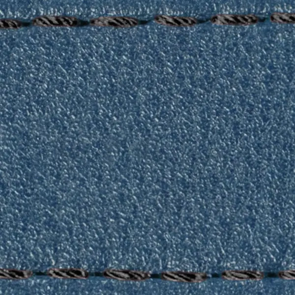 Gurt C1 24mm | Blaue Jeans / Schwarz Thread | Lederteile ohne Schnalle