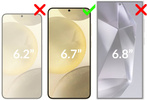 moVear mBOX GLASS mSHIELD 2.5D privacy für Samsung Galaxy S25+/S24+ (Plus) (6.7") (Anti-Spionage, mit Applikator)