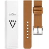 moVear Prestige S1 22mm Lederarmband für Xiaomi Watch S1 / Mi Watch / Amzfit Hellbraun [Schließe nach Wahl]