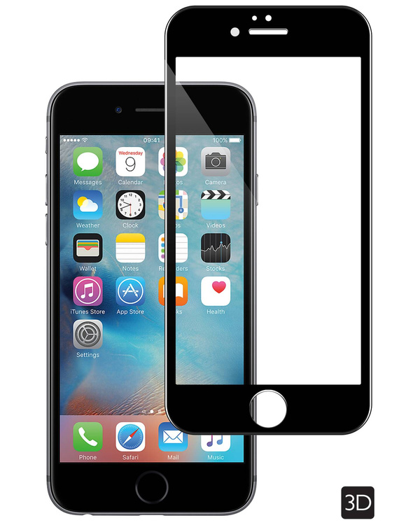 moVear GLASS mSHIELD 3D PRO für Apple iPhone 6 / 6s (4.7") (Vollbildschutz)