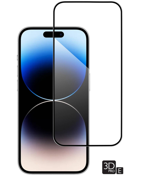 moVear GLASS mSHIELD 3D PRO-E für Apple iPhone 14 Pro Max (6.7") (Handyhülle freundlich)