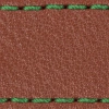 Watch strap pad W1 24mm | Brown / Green thread