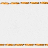 Gurt C1 24mm | Weiß / Orange Thread | Lederteile ohne Schnalle