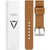 moVear Prestige S1 23mm Uhrenarmband aus Leder | Hellbraun [Größen XS-XXL und Schnalle zur Auswahl]