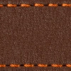 Gurt C1 20mm | Dunkelbraun / Dunkelorange Thread | Lederteile ohne Schnalle