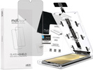 moVear mBOX GLASS mSHIELD 2.5D privacy für Samsung Galaxy S25+/S24+ (Plus) (6.7") (Anti-Spionage, mit Applikator)