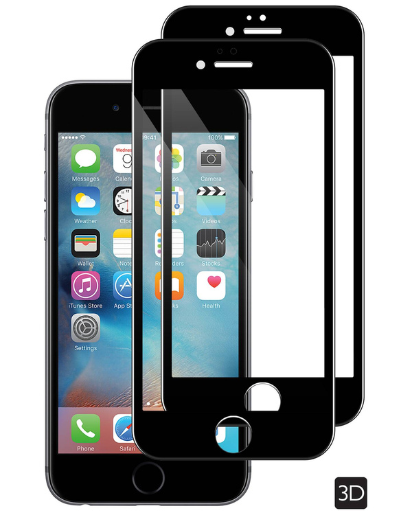 2 pcs. | moVear GLASS mSHIELD 3D PRO for Apple iPhone 6 Plus / 6s Plus (5.5") (full screen protection)