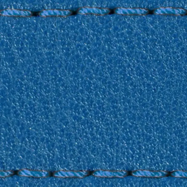 Strap C1 19mm | Blue / Blue thread | Leather parts without buckle