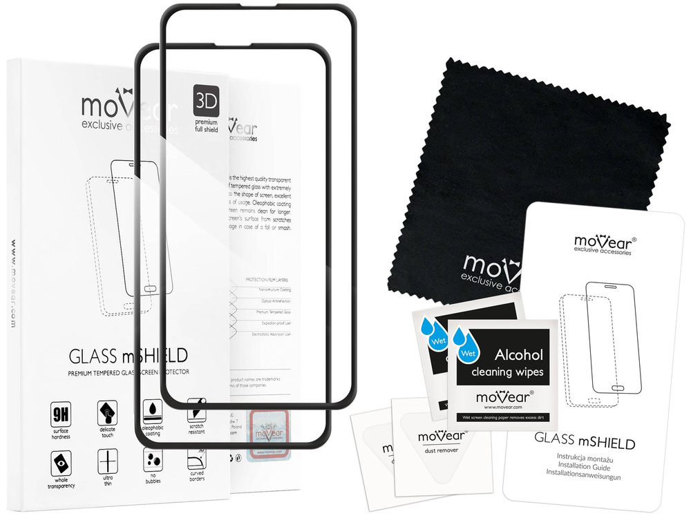 2 Stk. | moVear GLASS mSHIELD 3D für Samsung Galaxy S10e (5.8") (Vollbildschutz)
