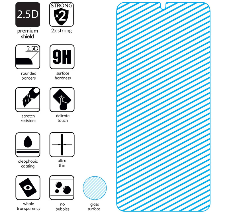 moVear GLASS mSHIELD 2.5D for Samsung Galaxy S21 (6.2") (case friendly)