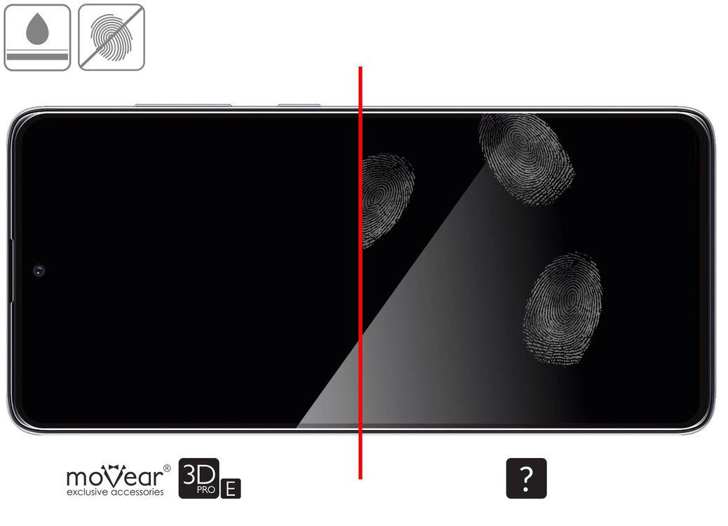 2 Stk. | moVear GLASS mSHIELD 3D PRO-E für Samsung Galaxy S10 Lite (6.7") (Handyhülle freundlich)