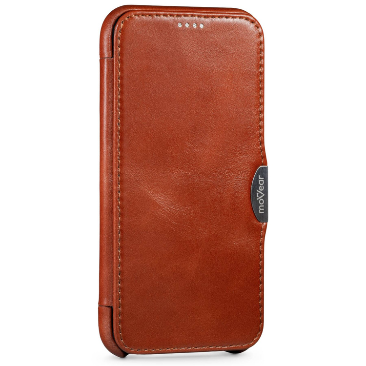 moVear flipSide C Leather case for Apple iPhone 11 Pro (5.8") | Vintage leather (Brown)