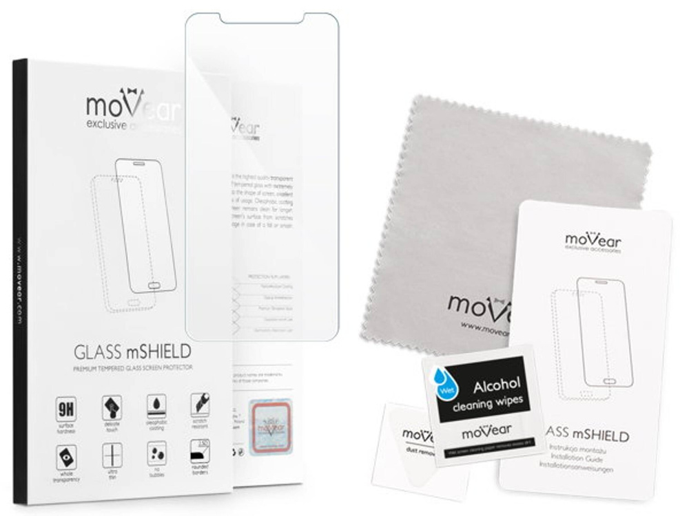 moVear GLASS mSHIELD 2.5D für Apple iPhone 11 / Xr (6.1") (Handyhülle freundlich)