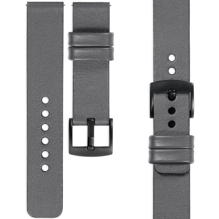 moVear Prestige S1 22mm Leather strap for Xiaomi Watch S1 / Mi Watch / Amzfit Gray [sizes XS-XXL and buckle to choose from]