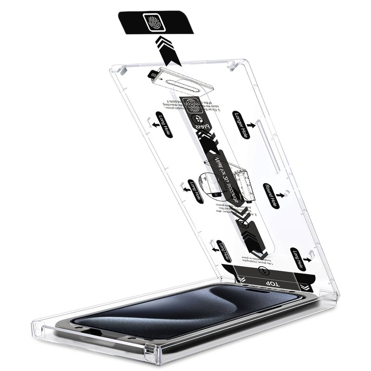 moVear mBOX GLASS mSHIELD 3D PRO für Apple iPhone 15 Pro Max (6.7") (einfache Installation)