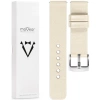 moVear Prestige S1 20mm Uhrenarmband aus Leder | Nude [Größen XS-XXL und Schnalle zur Auswahl]