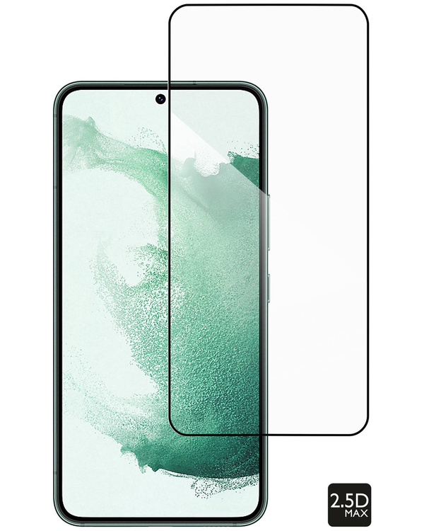 moVear GLASS mSHIELD 2.5D MAX for Samsung Galaxy S22+ (Plus) (6.6") (case friendly)
