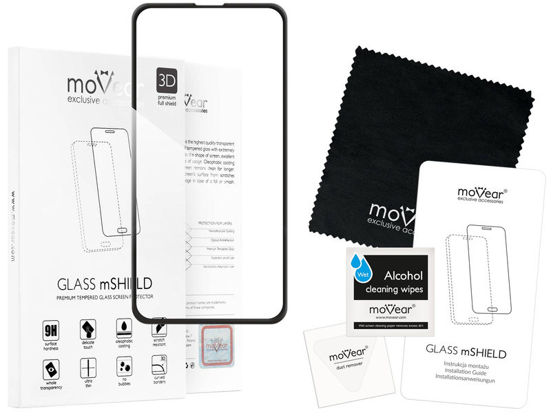 moVear GLASS mSHIELD 2.5D MAX für Samsung Galaxy S10e (5.8") (Handyhülle freundlich)