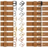 moVear Prestige S1 23mm Uhrenarmband aus Leder | Hellbraun [Größen XS-XXL und Schnalle zur Auswahl]