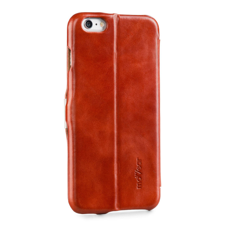 moVear flipSide C Leather case for Apple iPhone 6 Plus / 6s Plus (5.5") | Vintage leather (Brown)