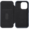 moVear flipSide 4S Leather slim case for Apple iPhone 14 Pro Max (6.7") | Smooth leather (Navy blue)