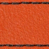 Gurt C1 18mm | Orange / Schwarz Thread | Lederteile ohne Schnalle