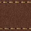Uhrenarmbandpolster W1 26mm | Dunkelbraun / Gold Faden