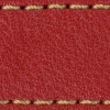 Gurt C1 18mm | Rot / Gold Thread | Lederteile ohne Schnalle