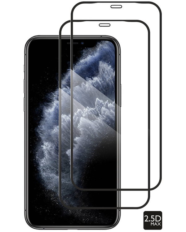 2 pcs. | moVear GLASS mSHIELD 2.5D MAX for Apple iPhone 11 Pro / Xs / X (5.8") (case friendly)