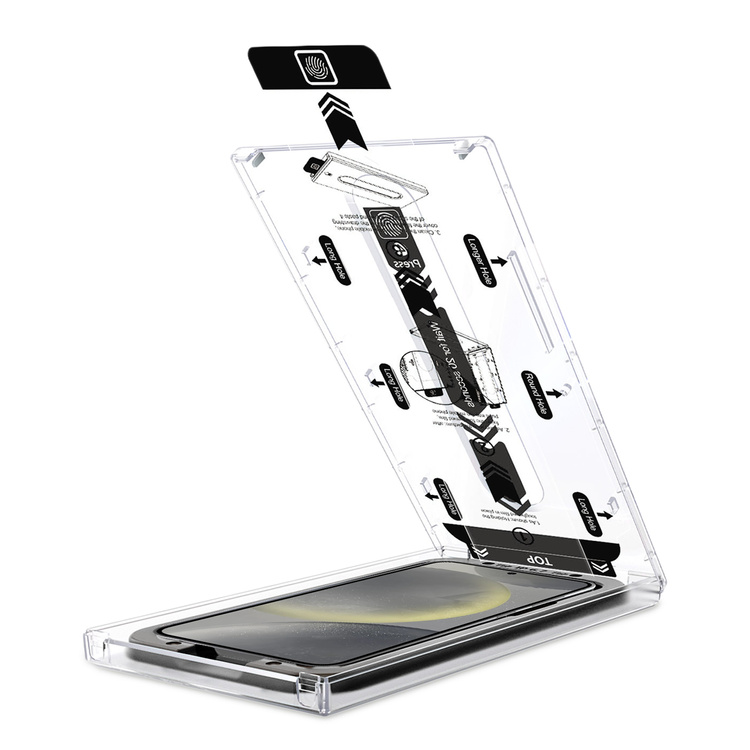 moVear mBOX GLASS mSHIELD 2.5D for Samsung Galaxy S25/S24 (6.2") (easy installation)