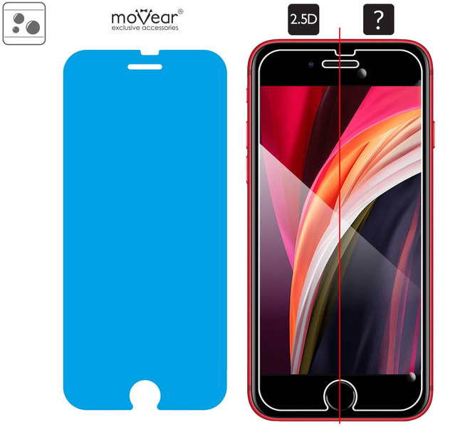 moVear GLASS mSHIELD 2.5D for Apple iPhone 6 / 6s (4.7") (case friendly)