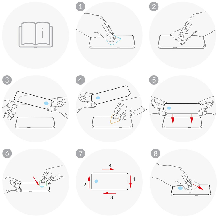 moVear GLASS mSHIELD 3D für Samsung Galaxy S23 Ultra (6.8") (Vollbildschutz)