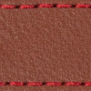 Strap C1 24mm | Brown / Red thread | Leather parts without buckle