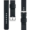 moVear Prestige S1 26mm Uhrenarmband aus Leder | Schwarz [Größen XS-XXL und Schnalle zur Auswahl]
