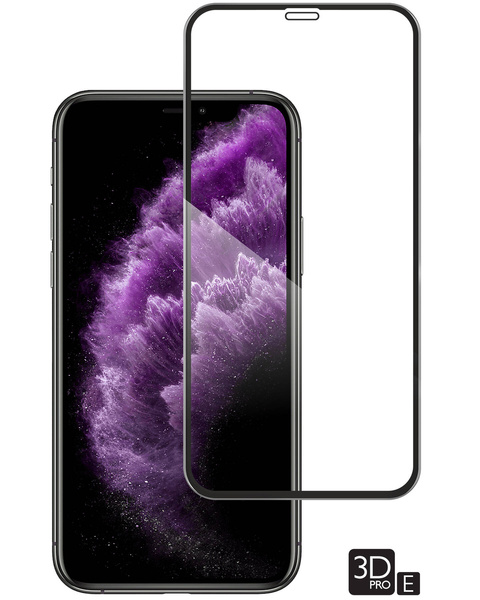 moVear GLASS mSHIELD 3D PRO-E für Apple iPhone 11 Pro Max / Xs Max (6.5") (Handyhülle freundlich)