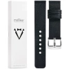 moVear Prestige S1 26mm Uhrenarmband aus Leder | Schwarz [Größen XS-XXL und Schnalle zur Auswahl]