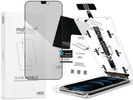 moVear mBOX GLASS mSHIELD 2.5D MAX privacy für Apple iPhone 12 Pro Max (6.7") (Anti-Spionage, mit Applikator)