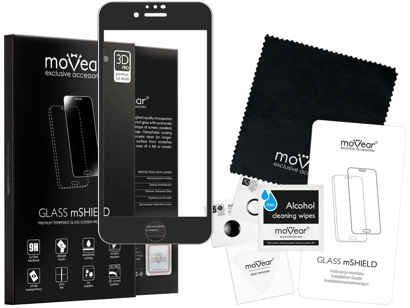 moVear GLASS mSHIELD 3D PRO MATT für Apple iPhone 6 Plus / 6s Plus (5.5") | (Antireflex)