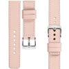 moVear Prestige C1 22mm leather watch strap | Flesh pink, Flesh pink stitching [sizes XS-XXL and buckle to choose from]