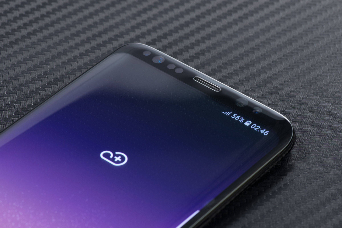 moVear GLASS mSHIELD 3D kompatibel mit Samsung Galaxy S8+ (Plus) | Panzerglas Schutzfolie, Gehärtetes Glas vollständige Abdeckung, 9H