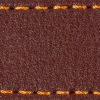 Gurt C1 26mm | Rotbraun / Orange Thread | Lederteile ohne Schnalle