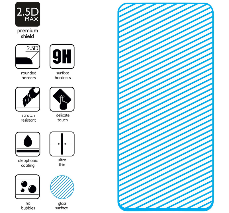 2 Stk. | moVear GLASS mSHIELD 2.5D MAX für Samsung Galaxy S21 FE (6.4") (Handyhülle freundlich)