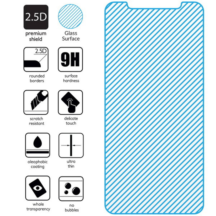 2 Stk. | moVear GLASS mSHIELD 2.5D für Apple iPhone 11 / Xr (6.1") (Handyhülle freundlich)