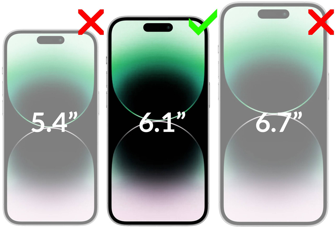 2 Stk. | moVear mBOX GLASS mSHIELD 2.5D für Apple iPhone 14 Pro (6.1") (einfache Installation)