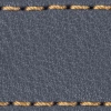 Strap C1 18mm | Steel gray / Gold thread | Leather parts without buckle