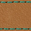 Strap C1 24mm | Light brown / Turquoise thread | Leather parts without buckle