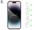 2 Stk. | moVear mBOX GLASS mSHIELD 3D PRO für Apple iPhone 14 Pro (6.1") (einfache Installation)