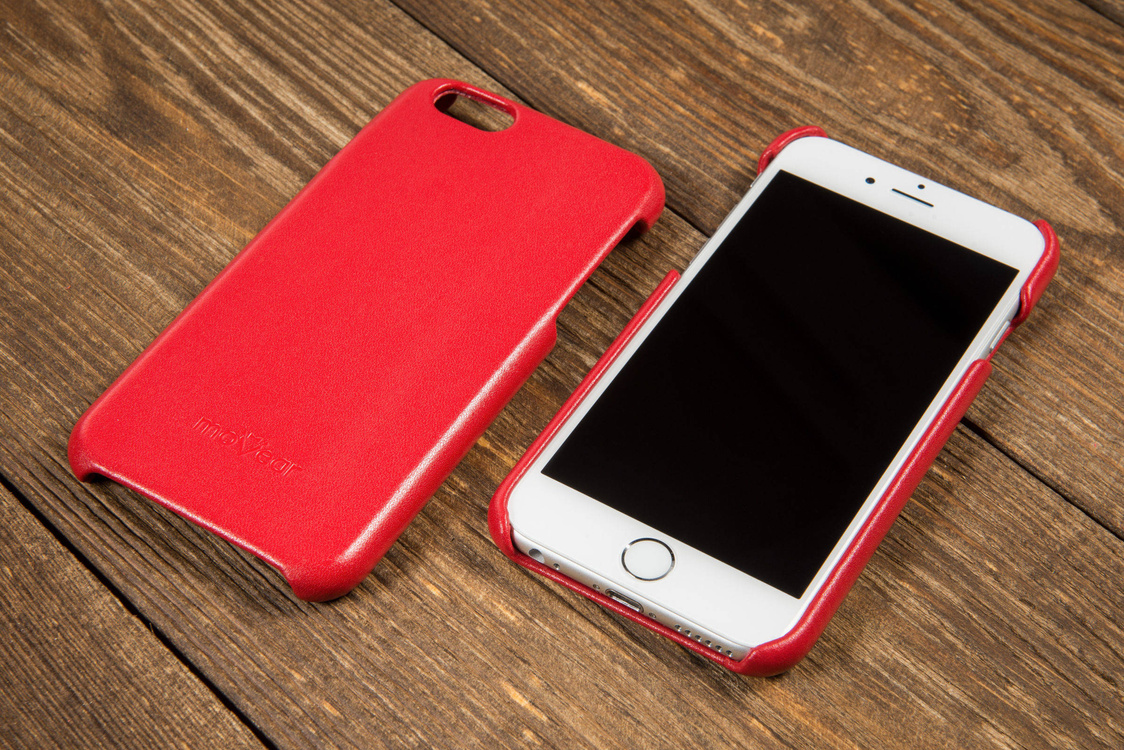 moVear backCover S Leather Back Cover for Apple iPhone 6 / 6s | Smooth, Cappuccino