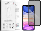 moVear GLASS mSHIELD 2.5D MAX privacy für Apple iPhone 11 / Xr (6.1") | (Privatisierung, Handyhülle freundlich)
